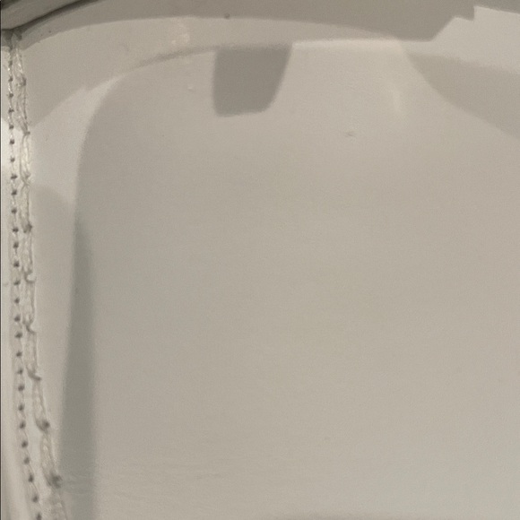 Hermes White Leather Women's Sneakers with Gold Accent - Picture 8 of 11